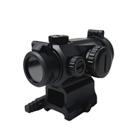 Lunette de visée reflex Truesight DST25D 9 niveaux de luminosité jour/nuit, alimentée par piles CR2032, en aluminium, grossissement 1x élevé