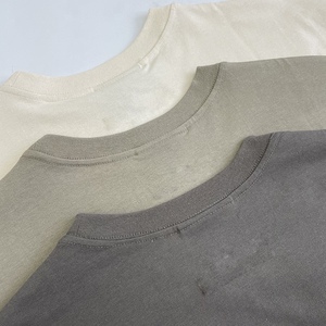 T-shirt unisexe surdimensionné en coton épais 100% de haute qualité, 300 grammes, épaules tombantes, impression à la demande, vêtements pour hommes, en promotion - Product Image 4