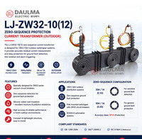 Transformateur de courant de protection zéro-sequence LJ-ZW32-10(12) 10/12kV 5P10 20A/1A 50A/1A CT extérieur