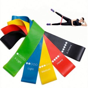 Elastic Loop TPE Resistance <b>Bands</b> Set for Gym Fitness Sports Yoga Exercise Training Body Slimming Portable & Durable - Product Image 1