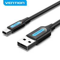 Cable USB Vention 2.0A a Mini-B 2A, Cable Mini USB, Tipo PVC