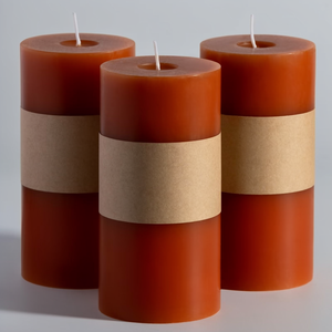 Bougies Pilier 3D Longues Façonnées à la Main Anti-Goutte, Élégantes et Hautes, pour Décoration de Mariage, Fêtes et Maison - Product Image 1
