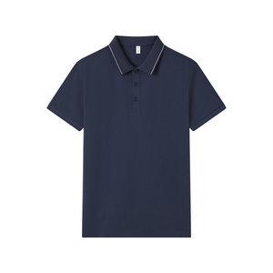 Camiseta Polo Color Lila Claro, de Fibra de Poliéster, Manga Corta, para Uso Diario - Product Image 3