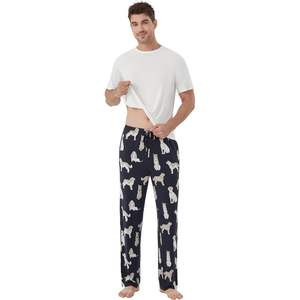 Ensemble de pyjamas pour hommes à manches courtes, vêtements de nuit doux en viscose de bambou avec poches, vêtements décontractés pour la maison, tailles S à XXL - Product Image 6