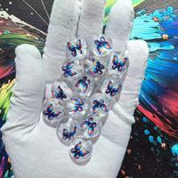 Nouvelles perles rondes en résine acrylique colorées de haute qualité, 16 mm, 200 pièces, pour stylos, sacs et breloques.