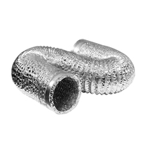 Prix usine Offre Spéciale Flexible 4 ''5'' 6 ''8'' 10 ''12'' conduit en aluminium pour tente de culture serre sèche conduit d'évent