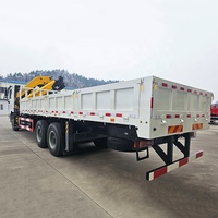 Nouvelle grue télescopique montée sur camion 6x4 de marque chinoise, 14 tonnes, transmission manuelle, hauteur de levage 18,5-20,55 m, à vendre