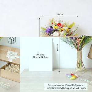 Centre <span class=keywords><strong>de</strong></span> table esthétique <span class=keywords><strong>de</strong></span> luxe en fleurs séchées pour la décoration intérieure, arrangement floral tropical moderne - Product Image 5