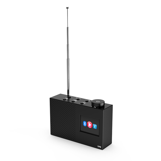 Portable Speaker Auto Scan Save LED Display Small Handheld Pocket Battery Operated Wireless FM Radio