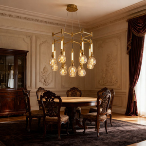 Lampadario LED in Vetro a Nuvola di Design Moderno Italiano, Lungo e Grande per Uso in Cucina - Product Image 4