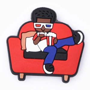 Breloque de chaussure mexicaine personnalisée, nouvelle tendance 2025, breloque pour sabot en PVC souple, breloques personnalisées pour sabot pour enfant, motif dessin animé, couleur, caractéristique, <span class=keywords><strong>type</strong></span> - Product Image 4