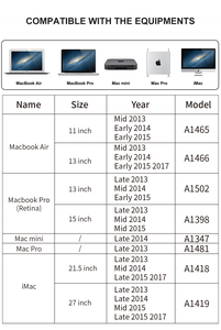 Oscoo SSD Ổ đĩa cứng cho Macbook Pro NVMe 512GB 256GB 1TB máy tính xách tay A1502 A1398 macbook air A1369 A1465 A1466 - Product Image 4