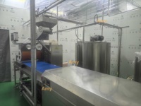 Machine industrielle de fabrication de boules de chocolat aux cacahuètes à prix d'usine, machine à grappes de chocolat aux noix