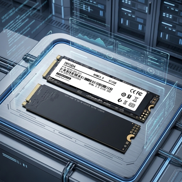For 500GB M.2 NVMe SSD 2280 PCIe Gen3x4 up 2400MB/s Internal 3D NAND Flash SSD Compatible with Mini PC & Laptop