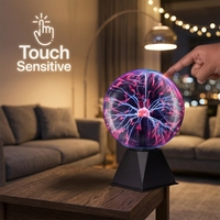 Lampe Plasma Sphérique Interactive Lumineuse pour l'Éducation Scientifique, Chambre d'Enfant, Fête d'Anniversaire, Présentation – Vente en Gros