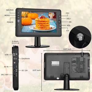 Fabricant <span class=keywords><strong>12V</strong></span> DC LED TV Portable Télévision UHD Portable Smart TV Écran Tactile <span class=keywords><strong>Camping</strong></span> - Product Image 4