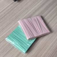 En Stock: Lazos de Plástico Multicolor con Bordes Sin Desgarros para Sellado de Dulces, Empaque de Piruletas y Suministros de Manualidades DIY