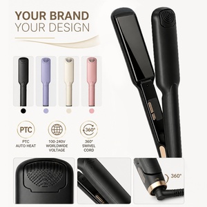 Plancha y Rizador de Pelo 2 en 1 Torlin, Plancha de Cerámica de 5 Filas, Calentamiento Rápido, Color Negro Dorado, para Peinado en Casa, 250°C - Product Image 3