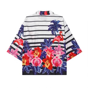<span class=keywords><strong>YUKATA</strong></span> sur mesure, cardigan Wahuku populaire, impression sublimée 3D, manteaux Happi, kimono japonais pour femmes - Product Image 6