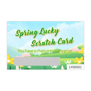Quick Customized Printing Scratch Off Card Hd Color Custom Size Paper Logo Cmyk Scratch Off <b>Tickets</b> - Product Image 2