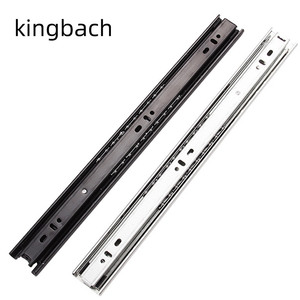 Kingbach 38Mm Sắt Đầy Đủ Mở Rộng Bóng Mang Đóng Mềm Nhà Bếp Kính Thiên Văn Kênh Tủ Ngăn Kéo Trượt Đường Sắt Cho Văn Phòng Ngăn Kéo - Product Image 1