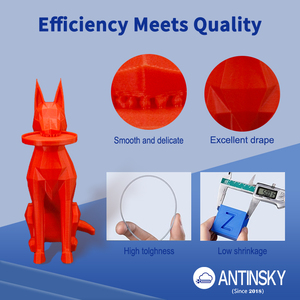 Imprimante 3D ANTINSKY PLA HS, filament 1,75 mm 1 kg, haute fluidité, vitesse de modelage rapide 50-600 mm/s pour tiges en plastique Bamboo Lab - Product Image 4
