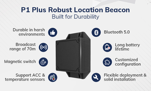 <span class=keywords><strong>Minew</strong></span> P1 impermeabile IP68 bluetooth 5.0 ibeacon Indoor posizione ble Beacon Tag per il monitoraggio delle risorse in magazzino - Product Image 4