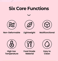 Ensemble d'alimentation pour bébé en silicone écologique Naike, personnalisable avec logo, comprenant bol, bavoir et couverts – Sans BPA, durable et imperméable, pour 0-12 mois