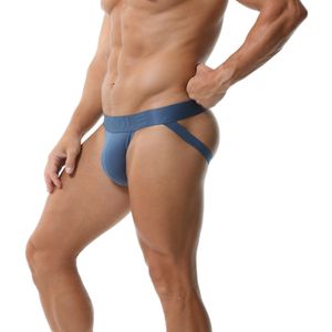 Logo personalizzato Sexy ragazzi biancheria intima Jockstrap da <span class=keywords><strong>uomo</strong></span> <span class=keywords><strong>perizoma</strong></span> in cotone elasticizzato cinturino di biancheria intima - Product Image 3