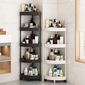 Portaoggetti in ferro a parete per uso domestico cestello portaoggetti triangolare in plastica senza punzone per l'<span class=keywords><strong>organizzazione</strong></span> di <span class=keywords><strong>tavoli</strong></span> da bagno - Product Image 1