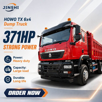Camion benne basculante d'occasion SINOTRUK TX 6X4, poids lourd, diesel, 30 tonnes, 10 roues, conduite à gauche, Euro2, transport arrière, à prix réduit