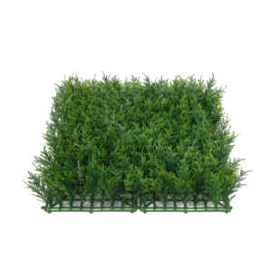 Panel de Pared de Ciprés PE, Panel de Césped Artificial para Jardín Vertical, Panel de Setos Artificiales para Exteriores, Cercado para Jardín - Product Image 4