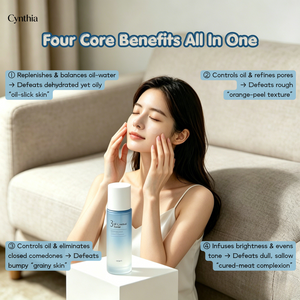 Tonique Herbal 3D Exfoliant et Blanchissant Contrôle du Sébum avec Acide Hyaluronique et Vitamine C - Product Image 3