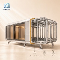 Maison capsule spatiale futuriste moderne, maison préfabriquée portable, mini-maison modulaire, cabane de jardin