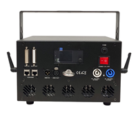 Projecteur laser RGB 20W haute puissance pour scène, DJ, club, éclairage DMX512 ILDA, système de concerts avec angle de faisceau de 60°, IP54