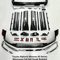 Nouveau kit de lèvre d'échappement style Mona Lisa pour Alphard Vellfire série 40 AH40 2023-2024 – Rétrofit/Amélioration