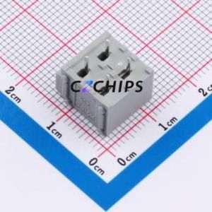 235-402 Spring Terminal Block Through hole Component (THT),P=5.08mm Connector 1x2P 5.08mm Gray 2P - Product Image 2