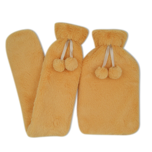 Sac à eau chaude Couverture en peluche Long sac à eau chaude en caoutchouc personnalisé pour l'hiver - Product Image 1