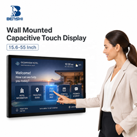 Monitores de Pantalla Táctil Capacitiva de Pared, Reproductor de TV, Pantalla 4k Android, Menú Digital, Publicidad, Señalización y Pantallas