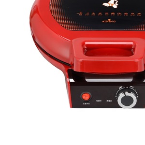 Aining Electric Griddle 35Cm Double-Sided Heating Adjustable Temperature Household Multifunctional Red - Product Image 1