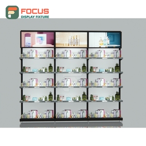 Premium Wig Display Counter Glass Showcase Lockable Drawer Shelf Hair Extension Display Counter - Product Image 2