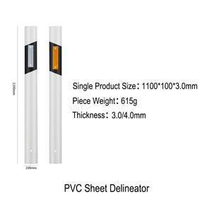 Delineadores de Seguridad Vial Reflectantes para Carreteras, Delineadores de PVC, Postes Guía Flexibles - Product Image 3