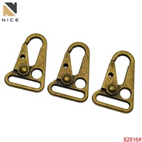 Gesper Carabiner taktis kustom antikarat Olecranon pelatuk logam kait jepret tahan lama gesper gesper paruh elang untuk gantungan kunci tas