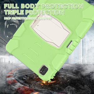 Fundas con soporte de 12,9 "para <span class=keywords><strong>iPad</strong></span> Pro 12,9 2018 2022/<span class=keywords><strong>Air</strong></span> 13 2025, funda de silicona resistente para parachoques, <span class=keywords><strong>carcasa</strong></span> protectora - Product Image 3