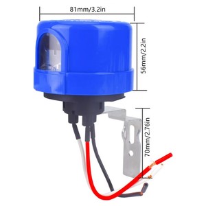 Interruptor de luz AC110V ~ 220V, Sensor fotoeléctrico, controlador inteligente de luz de calle, interruptor impermeable de cierre nocturno/día - Product Image 4