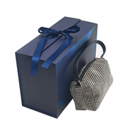 Boîte de papier cadeau de luxe avec logo de taille personnalisée Boîtes pliantes magnétiques sur mesure pour sac à main emballage de produit au détail