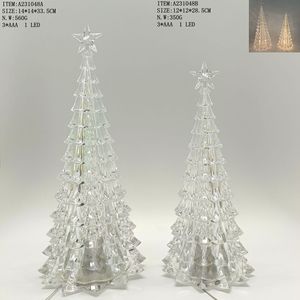 Led Lighted Water Glitter Battery Operated <b>Gifts</b> <b>Cheap</b> Plastic Snow Globe Custom Clear Acrylic Christmas Tree - Product Image 4