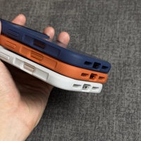 Étui de téléphone de luxe, design animal, couleur contrastée, toucher mat, magnétique, couverture intégrale, anti-chute, étui de protection pour 17 Pro Max