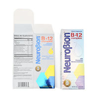 Customized Product Small Box Plain White Cardboard Paper Box for Medicine Supplement Bottle Packaging