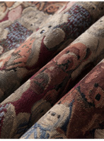 Tissu Jacquard Certifié OEKO-TEX Vente en Gros Textile de Maison Écologique Faible MOQ Europe